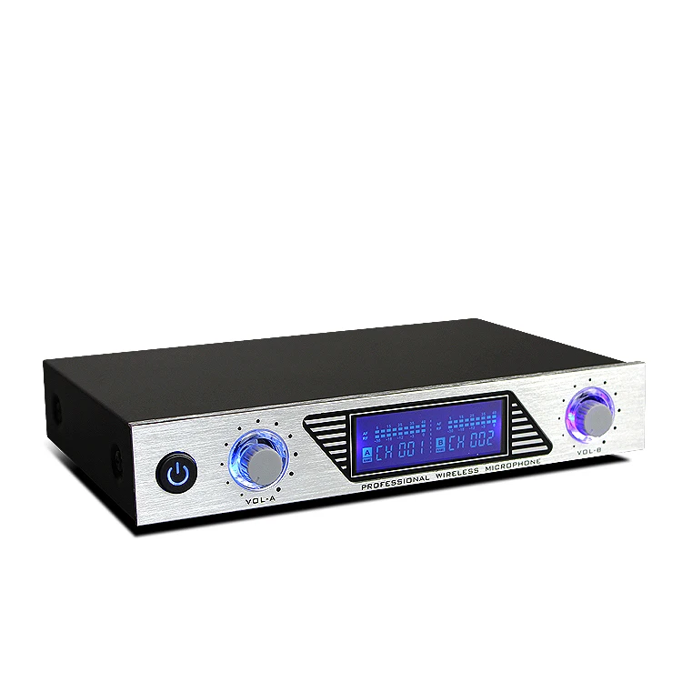 MU-878 KTV двойной беспроводной микрофон профессиональный для домашнего кинотеатра