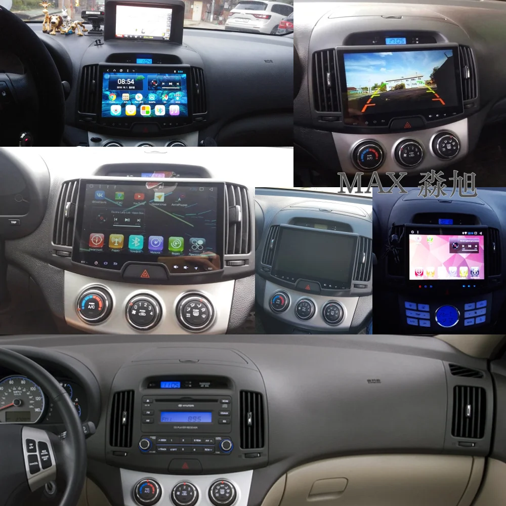 MAX 2G 32G GPS навигация Android 8 1 Автомобильный DVD плеер для Hyundai Elantra 2007 2008 2009 2010 2011 Радио