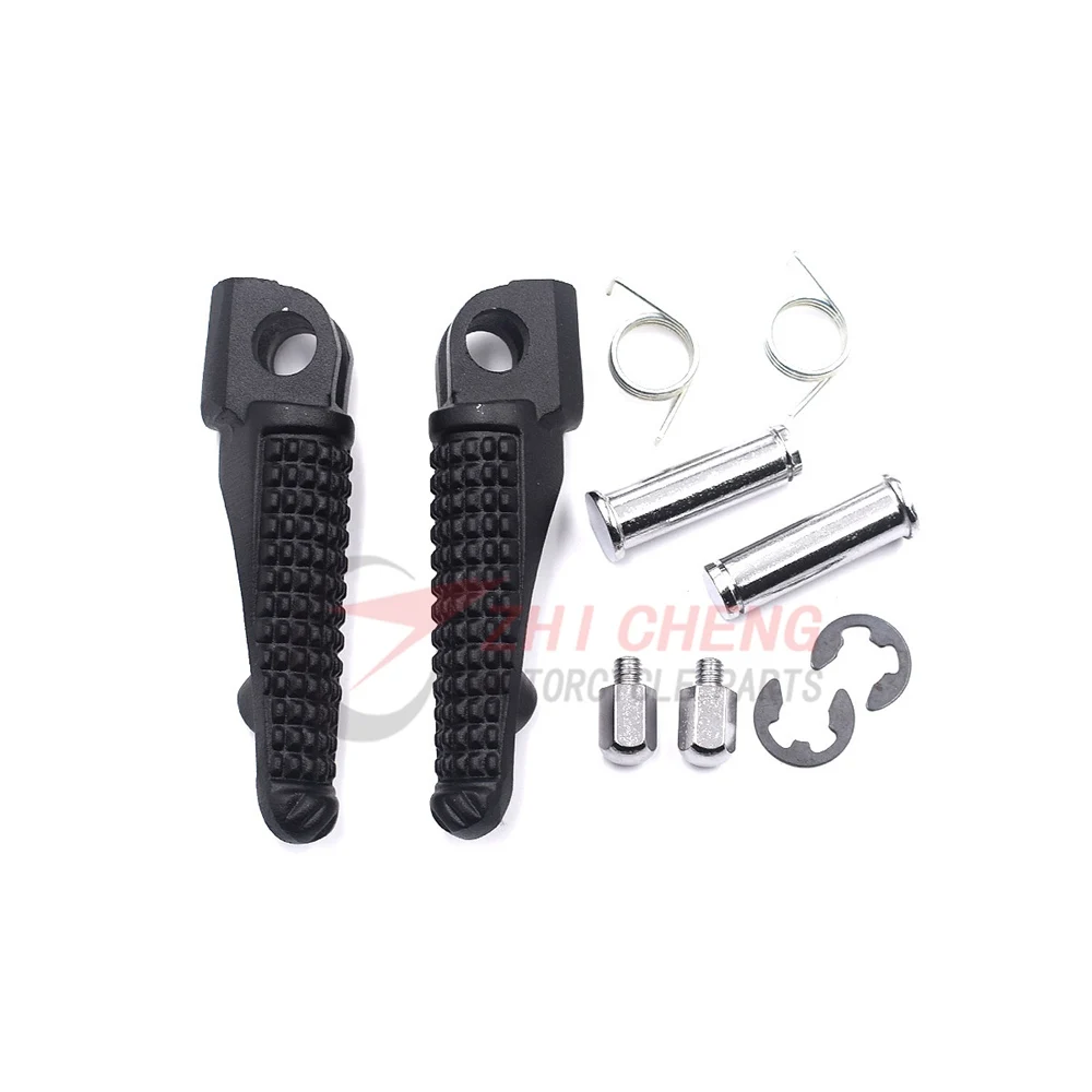 Front Мотоциклетные Передние Задние подножки для Kawasaki Ninja 250 Z750 Z800 Z1000 ER6F ER6N ZX-6R 636 ZX-9R ZX-10R ZX-12R ZX-14R - Цвет: Front
