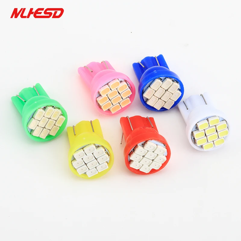 100X Новая оптовая продажа автомобильных светодиодных фар авто светодиодный T10 10smd