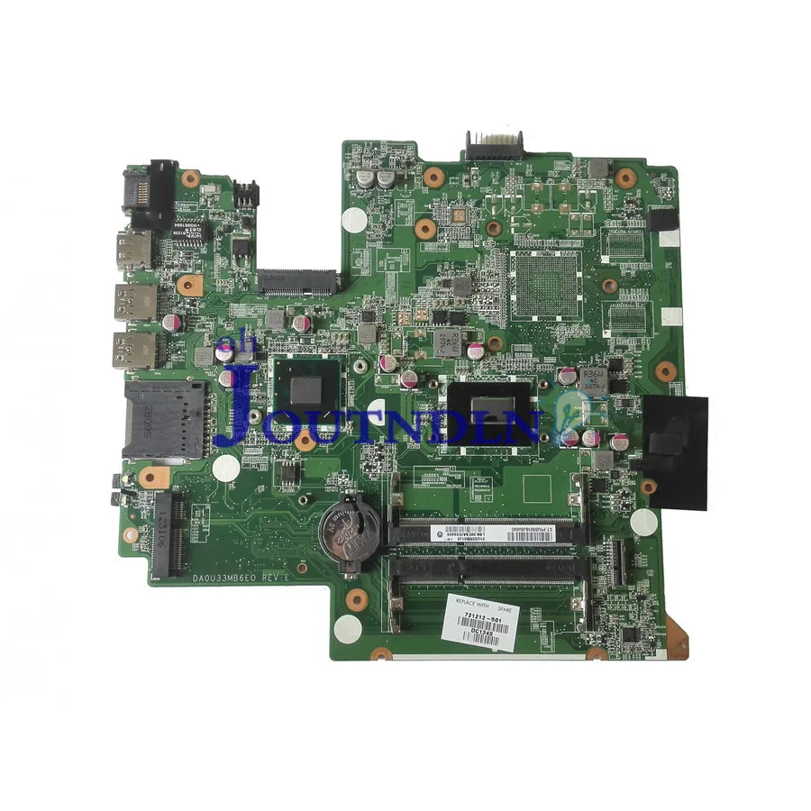 Материнская плата JOUTNDLN для ноутбука HP SLEEKBOOK 14 B DA0U33MB6E0 721212 501 601 001 DDR3 с