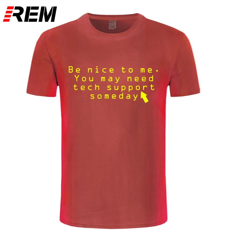 REM Be Good, вам может потребоваться техническая поддержка компьютерного программиста, Рождественская Мужская футболка, Мужская хлопковая футболка с коротким рукавом, Топ