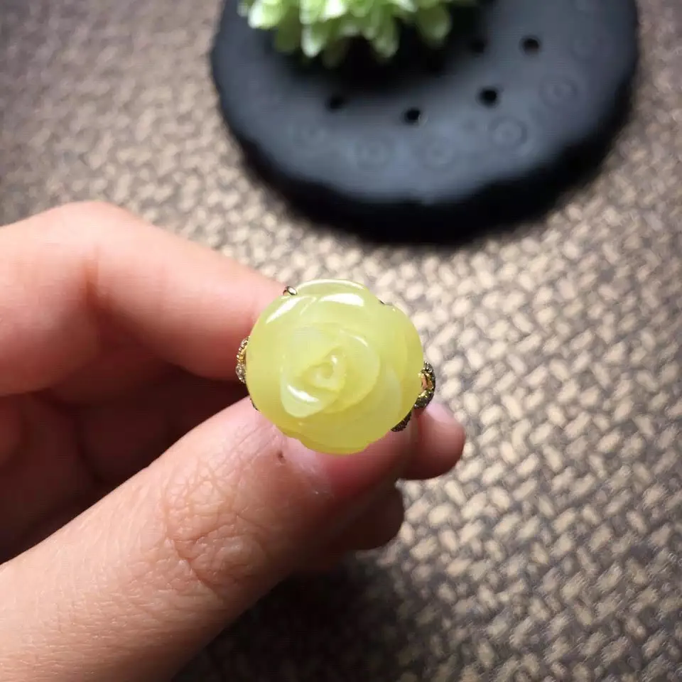 Ювелирные изделия из настоящего 18 каратного розового золота с цветком AU750 100%