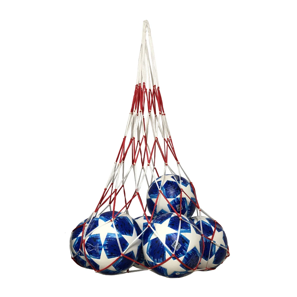 

Basketball Sack Storage Bag Sports Mesh Drawstring Outdoor Extra Large Football Carrying Net Soccer Shoulder Bag Ball