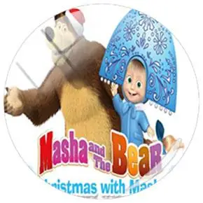 MS83 JWEIJIAO мультфильм аниме Litte девушка и животное большой коричневый Медведь DIY стекло кабошон узор купол демонстрационная плоская задняя часть ювелирных изделий - Цвет: MS83