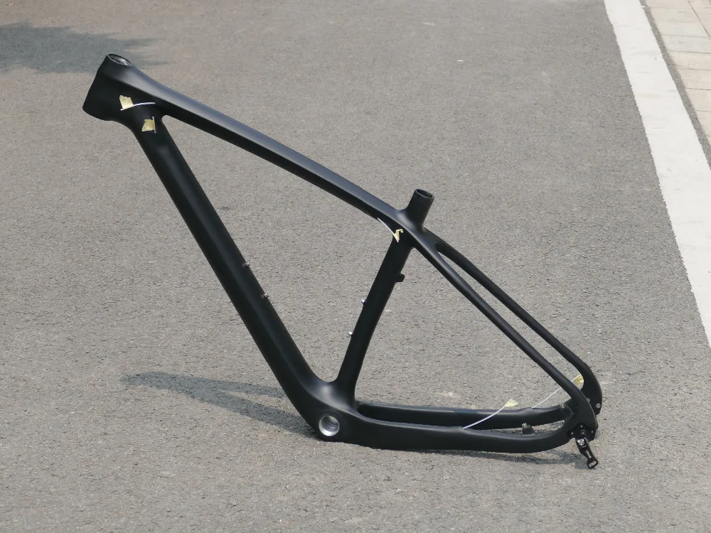 "FR-200, Высококачественная карбоновая рама для велосипеда Toray 29ER, рама для горного велосипеда MTB, велосипедная рама BSA 17,5" через ось 142*12 мм