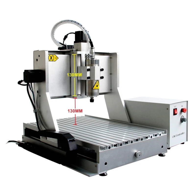

130mm Z Axis Stroke Mini CNC Lathe Woodworking with Ball Screw 800W Spindle 3040 CNC Router