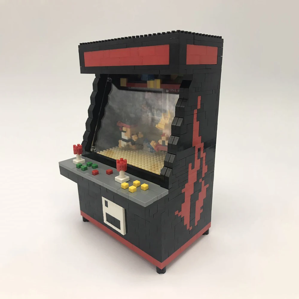 Игровая комната аркадный истребитель игра Черная машина 3D модель DIY Алмаз Мини