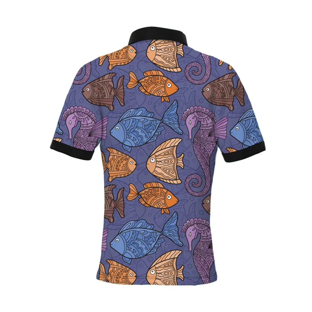 Новинка 2019 рубашки поло для мужчин летние мужские с коротким рукавом и принтом