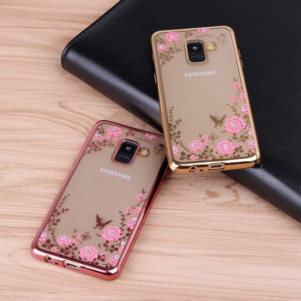 Garden Series TPU Soft Case for Samsung Galaxy Note 9 A9 A8 A6 Plus 2018 J2 J3 J4 J6 J8 S9 J7 Prime 2 Neo |
