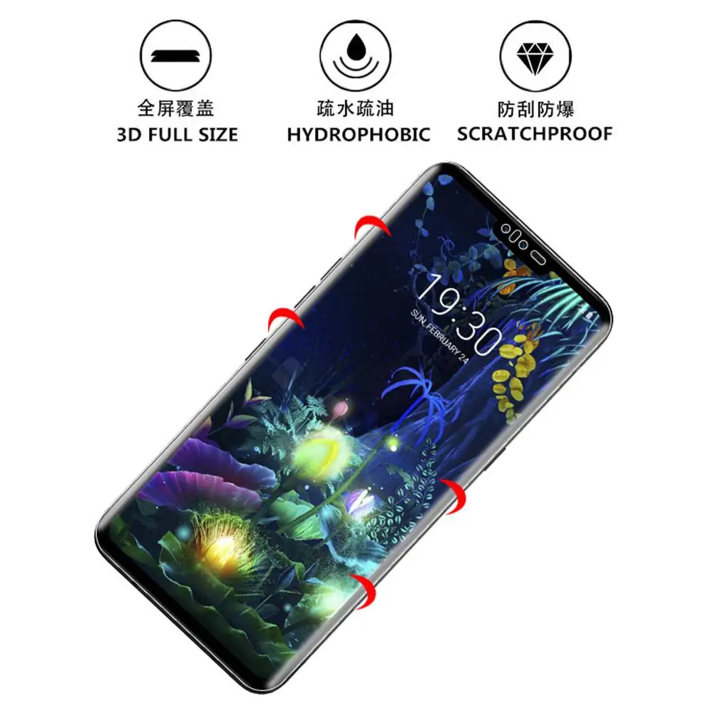 2 шт. передняя и задняя мягкая Гидрогелевая пленка из ТПУ для LG V50 ThinQ полное