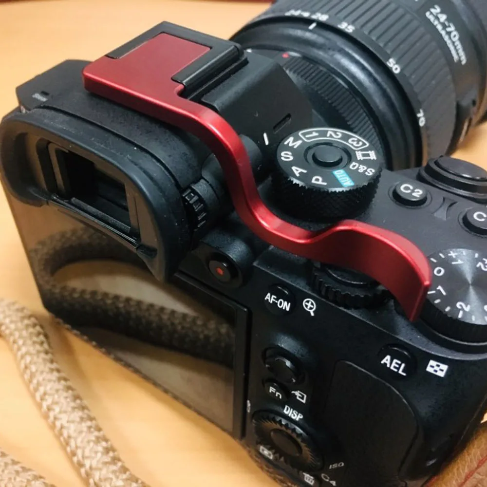 Красная накладка на палец для sony A7R II A7 II A7S-2 A7R2