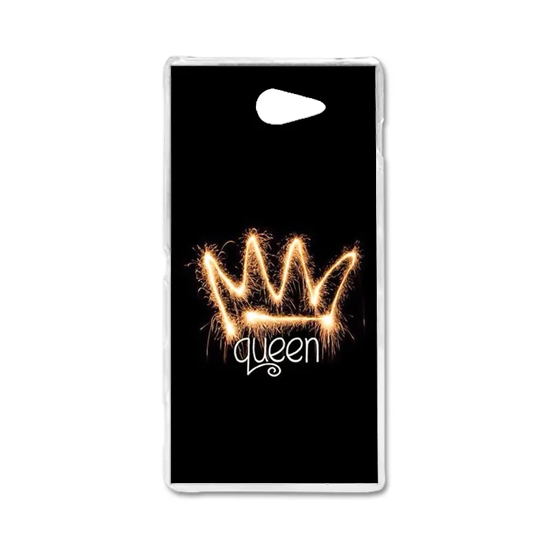 Силиконовый чехол для телефона, чехол для sony Xperia M2 D2302 S50H D2303 D2305 D2306, двойной чехол из ТПУ с милыми животными - Цвет: L081