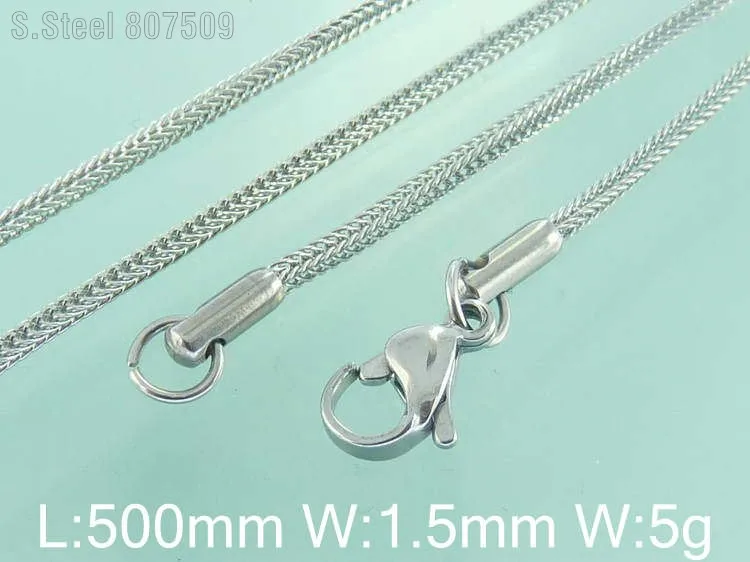 Оптовая продажа ювелирные изделия из нержавеющей стали модное ожерелье с