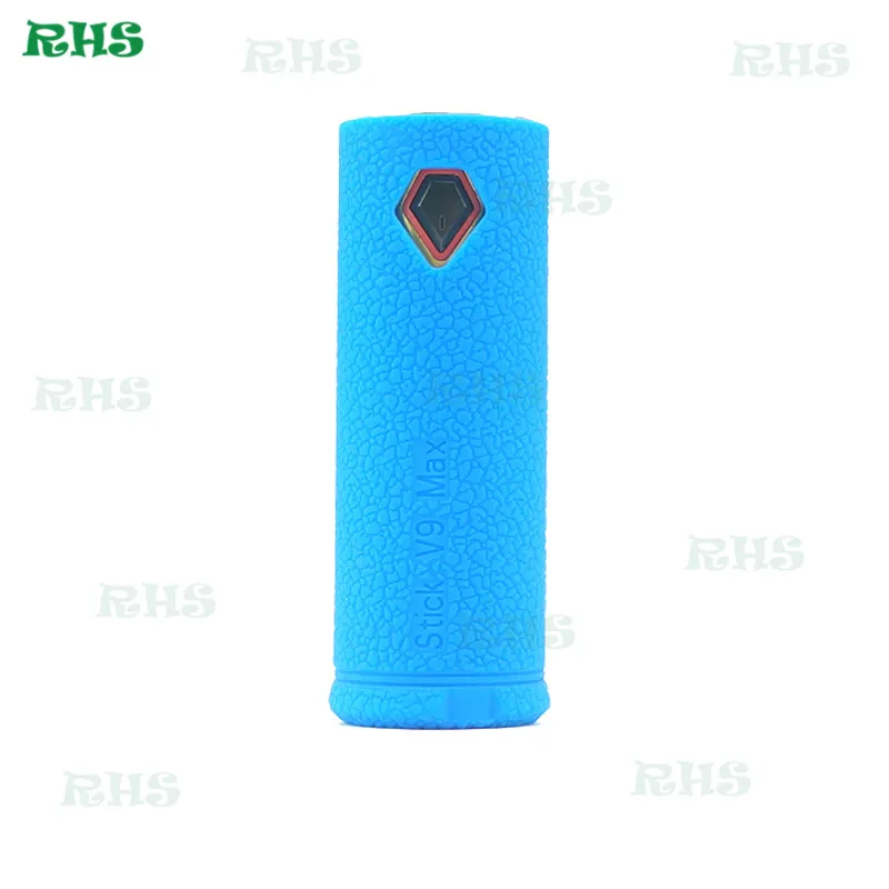 dark blue 2 шт. RHS новых продуктов силиконовые Защитный чехол Чехол для корпуса для палочка V9 Макс 13 видов цветов - Цвет: dark blue
