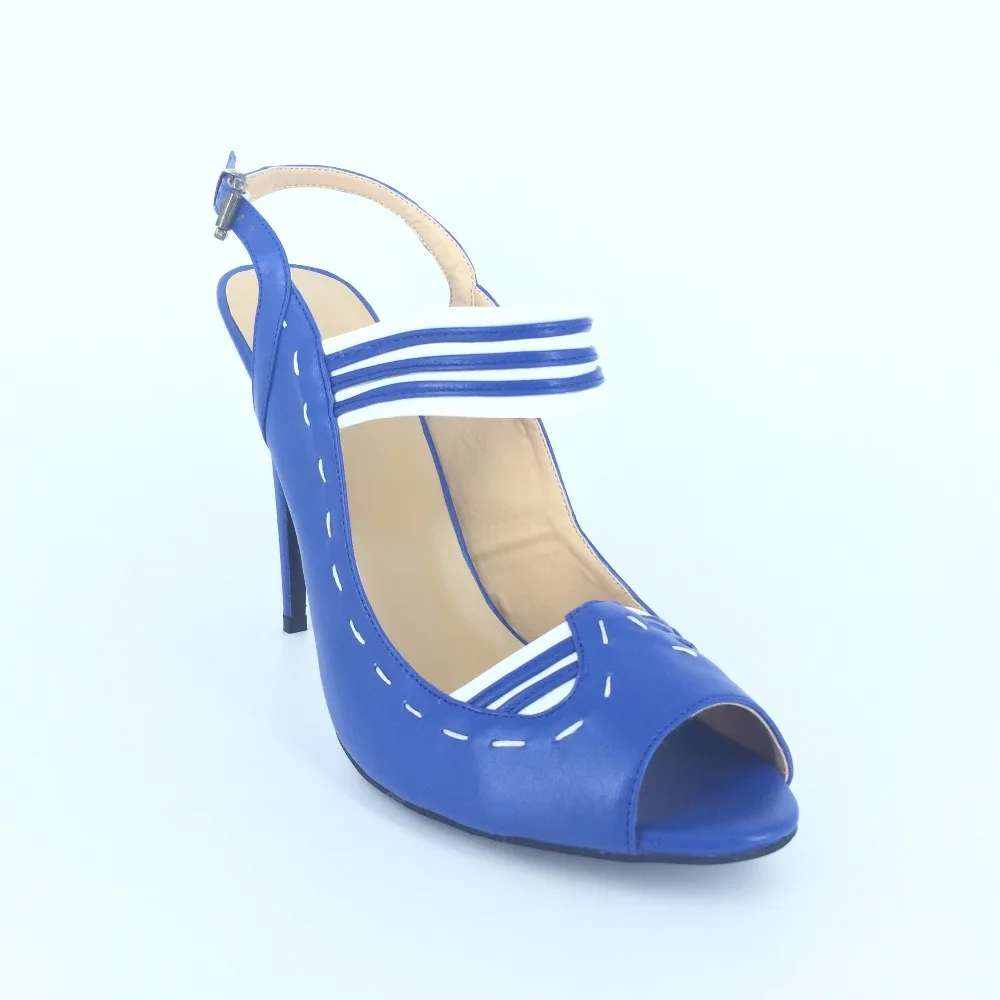 Женские сандалии на шпильках в простом стиле летние модельные туфли высоком