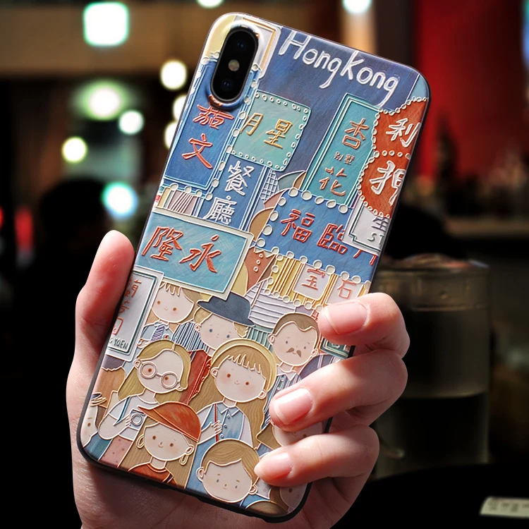 Гонконгский ретро уличный чехол для Iphone XS MAX XR 11 PRO X |