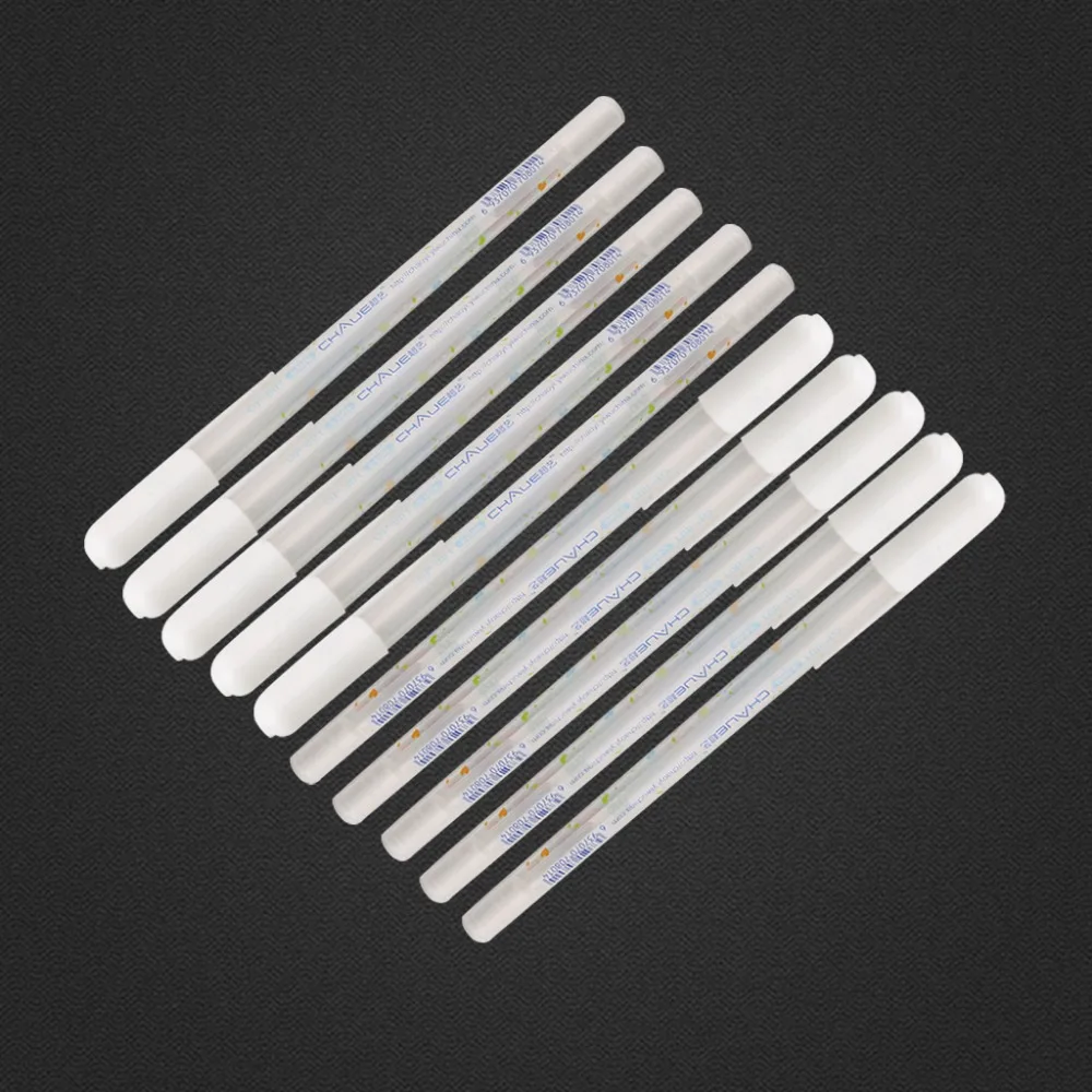 

1PC Hottest White Hook Liner Pens Signature Marker Black Paper Highlighter Reviser 0.8mm