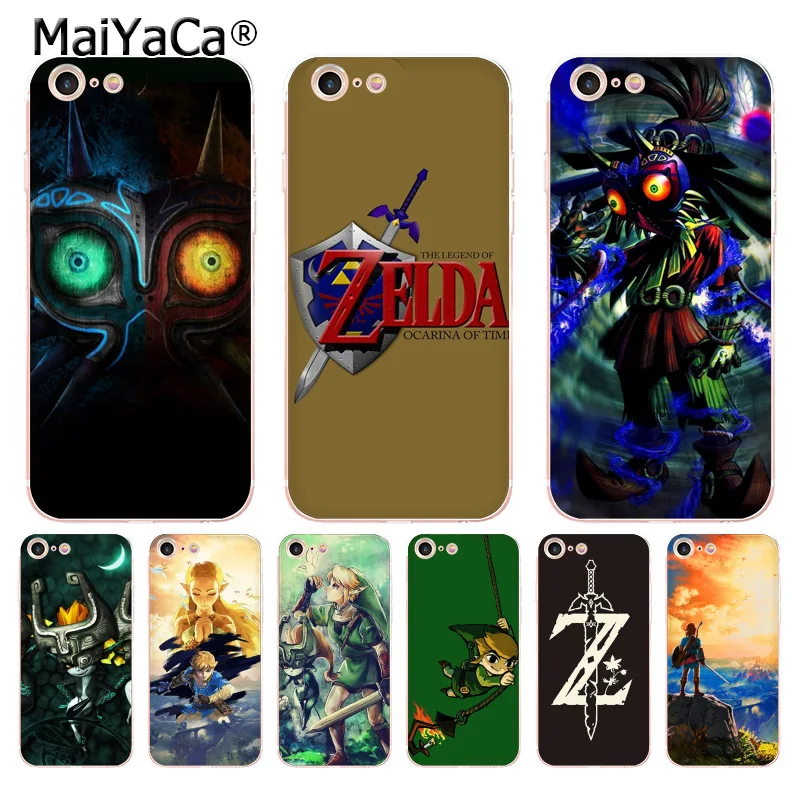 Чехол для телефона MaiYaCa The Legend OfZelda Amazing прозрачный мягкий чехол из ТПУ iPhone 8 7 6 6S Plus X