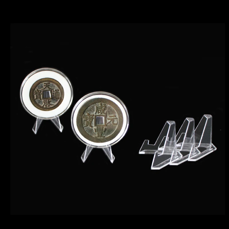 

10pcs / 20pcs/ 50pcs/ 100pcs a lot Mini Coin Display Stand 55mm height Mini Easels Free shipping