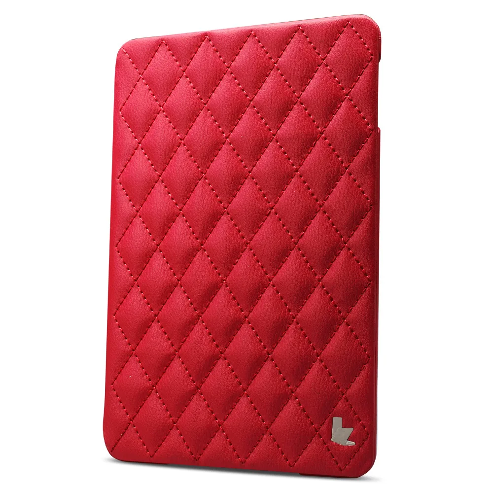 Jisoncase Роскошный Смарт-Чехол для iPad mini 4 стеганая ромб кожаная Магнитная подставка флип-Чехлы для iPad mini 4 Fundas