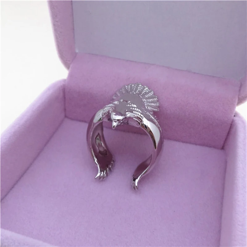 Мужское Винтажное кольцо с орлом байкерское из медной стали животными