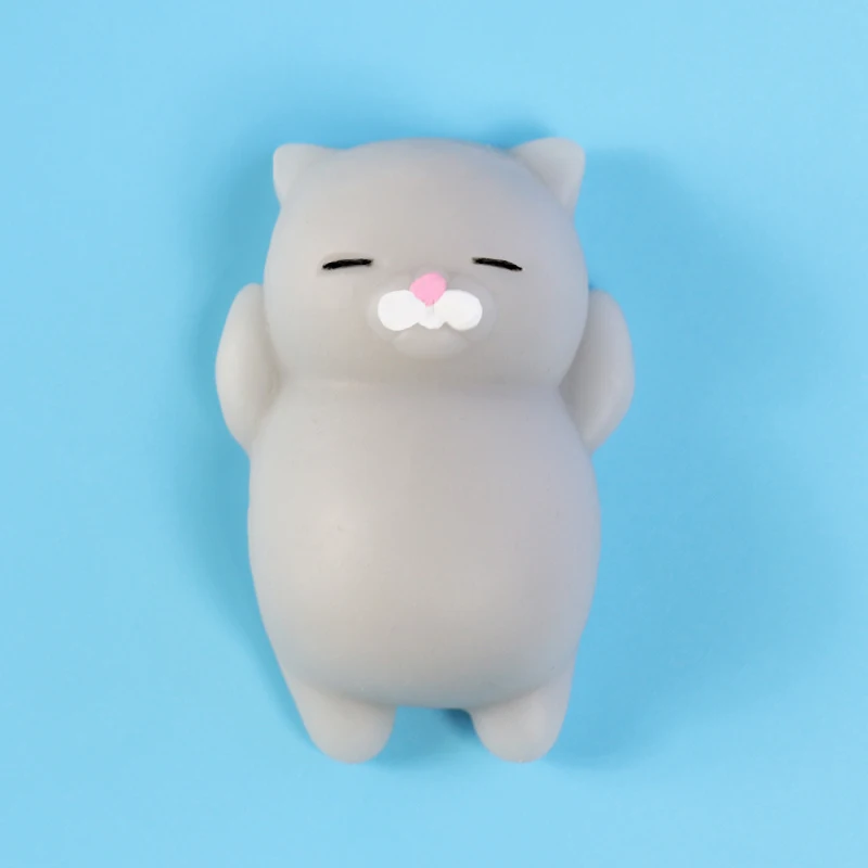 Мини Изменение цвета мягкий милый кот Антистресс мяч Squeeze Mochi рост снятие стресса Забавный подарок декомпрессионная игрушка