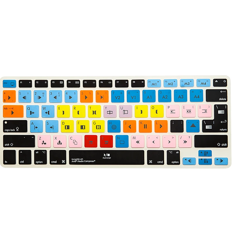A1278 Ableton Live Logic Pro X Avid инструменты ярлык Клавиатура Чехол Для iMac Macbook Air 13 15 KC_A1278 Media |
