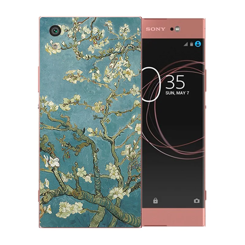 Силиконовый чехол 6 &quotдля Sony Xperia XA1 Ultra Case Van Gogh Pattern для G3221 G3212 G3223 G3226 сумка |