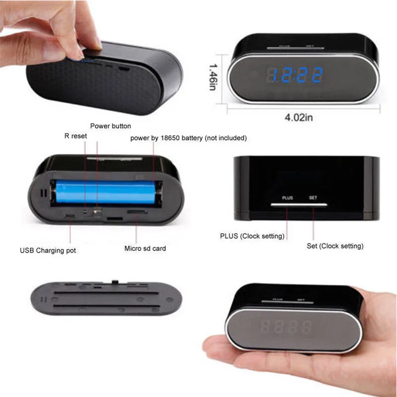 Полная HD 1080P Wifi Камера с будильником для домашней безопасности, защита от движения, ИК-камера няни, ночное видение IP.