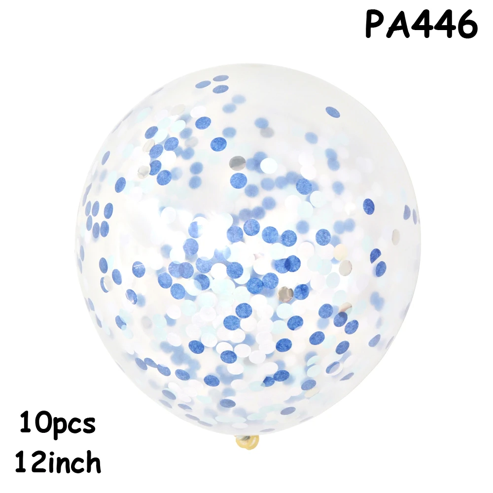PA446 10pc 12inch 10 шт прозрачные воздушные шары с аппликацией в виде Золотой Звезды конфетти из фольги прозрачные воздушные шары с днем рождения Baby Shower Свадьба розовое золото вечерние украшения - Цвет: PA446 10pc 12inch