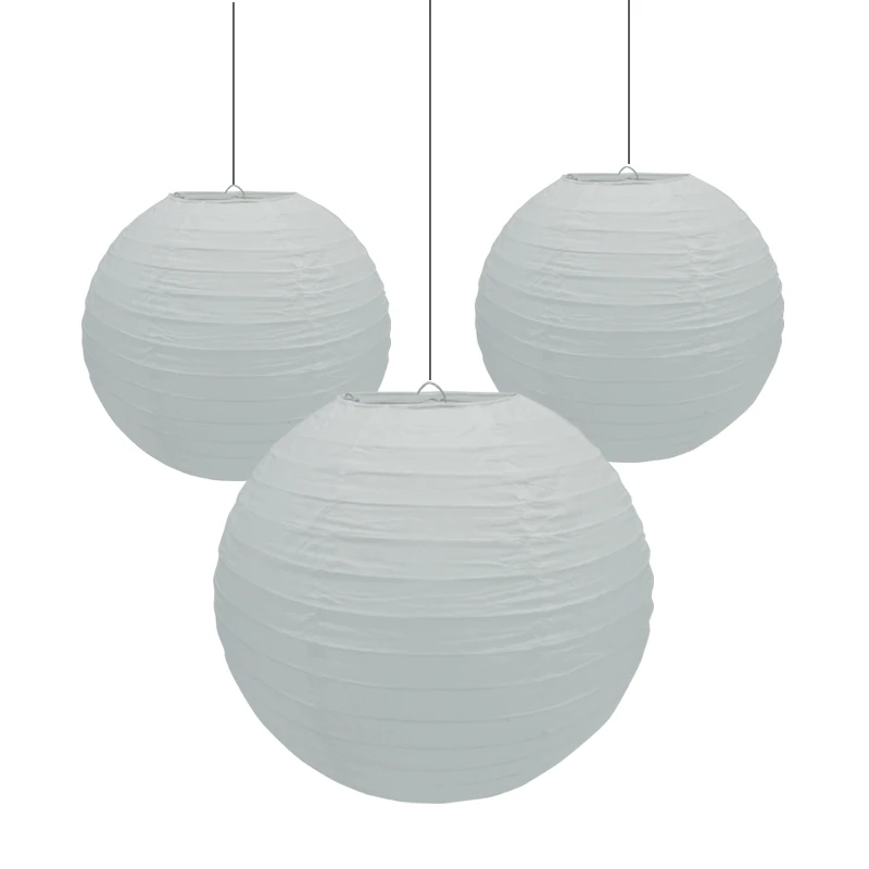 10 шт. белая бумажная крышка лампы Свадьба Рождество отель сад lampion декоративный