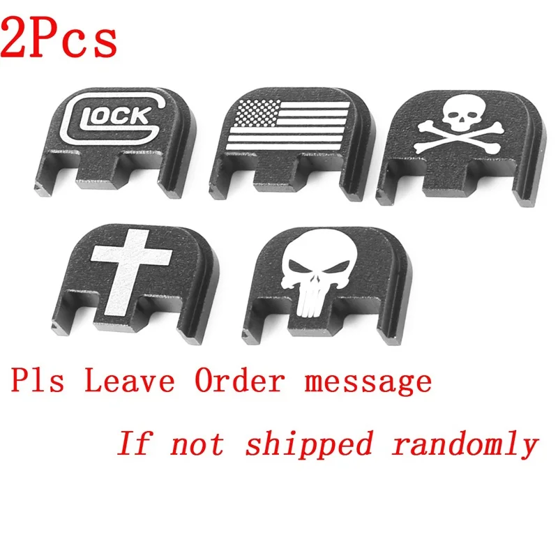 2PCS Тактическая охотничья Glock сзади слайд накладка для Glock 17 19 20 21 22 23 24 25 26 40 41 Gen 5, за исключением Gen1-4; Прямая поставка; - Цвет: 2PCS