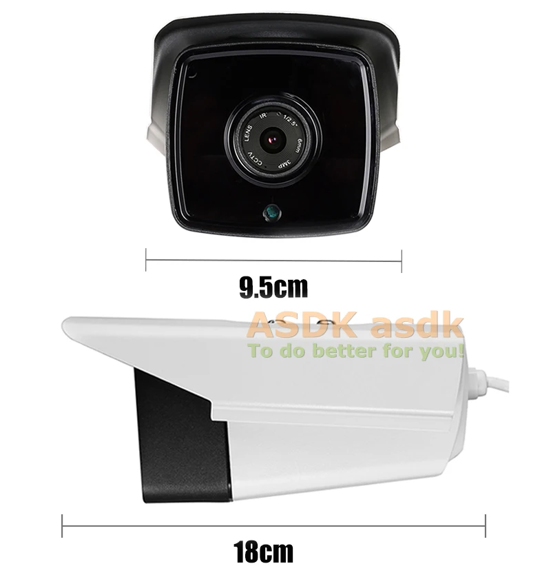 Водонепроницаемая HD 1080P Массив ИК LED наружная IP камера Bullet 2.0MP безопасности