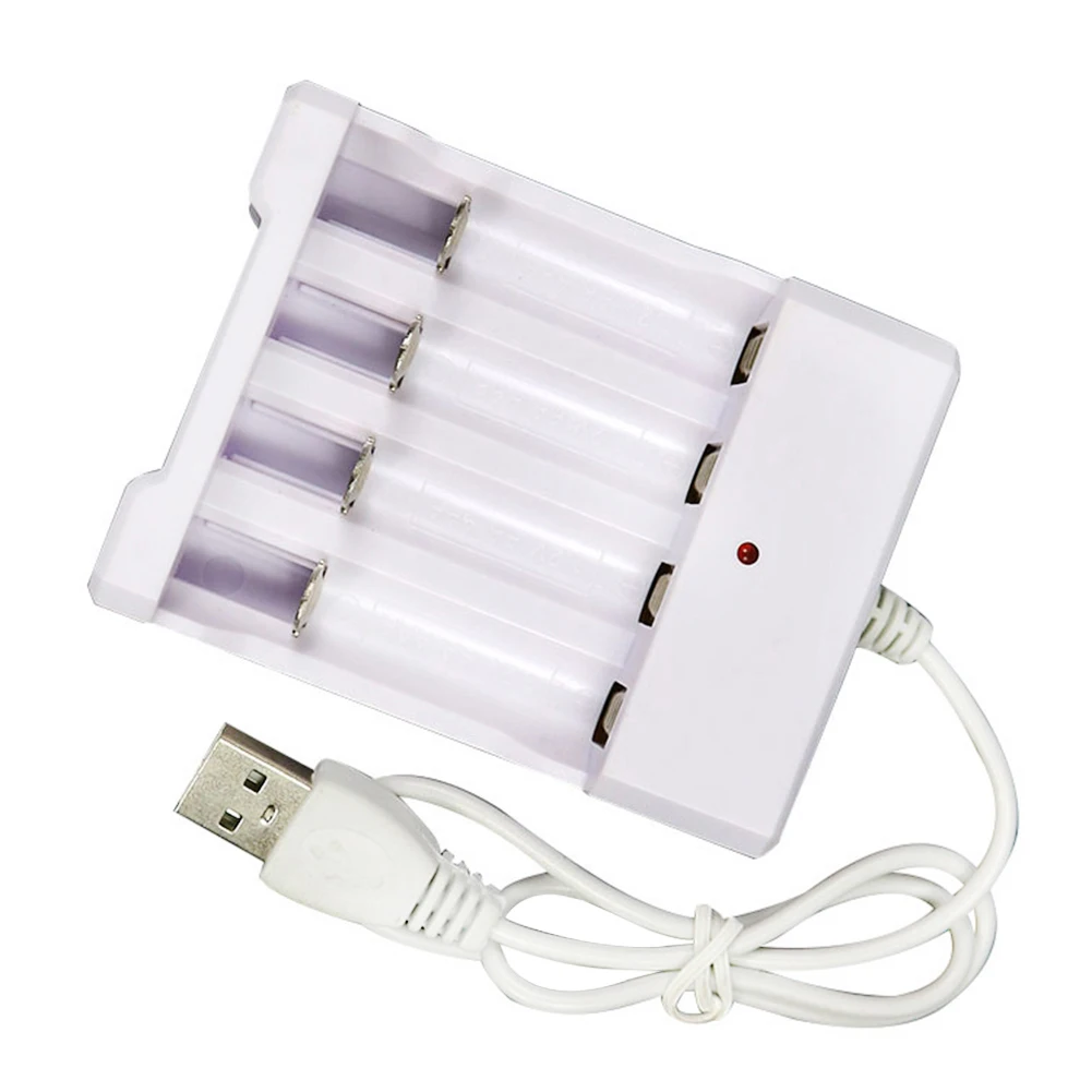 Зарядное устройство для батарей AA/AAA адаптер быстрой зарядки выход USB 3/4 зарядное
