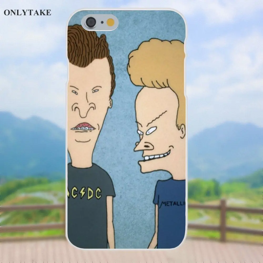 Vvcqod Beavis и Butthead для Apple iPhone 4 4s 5 5C SE 6 S 7 8 Plus X Galaxy большое ядро II Prime Alpha TPU Защитная
