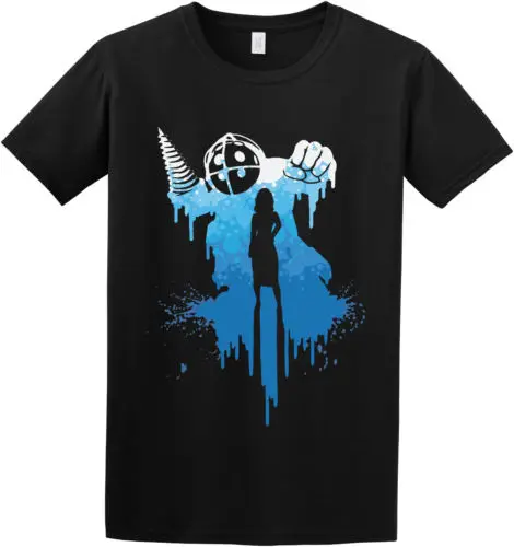 Big Daddy Bioshock Rapture Elizabeth Video Game Inspired t shirt S 2XL 2019 модная футболка Бесплатная доставка