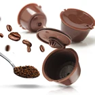 ICafilas236 шт.пакет 3-я многоразовая кофейная капсула для кофе Dolce Gusto аппарат Nescafe многоразовый фильтр для кофе