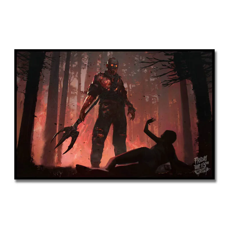 Picture 9 Художественный шелк или холст печать пятница 13 постер фильма 13x20 дюймов украшение комнаты-006 - Цвет: Picture 9