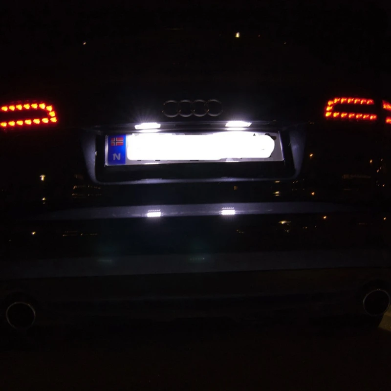 2x безошисветильник 18SMD светодиодный номерной знак свет Автомобильные Лампы