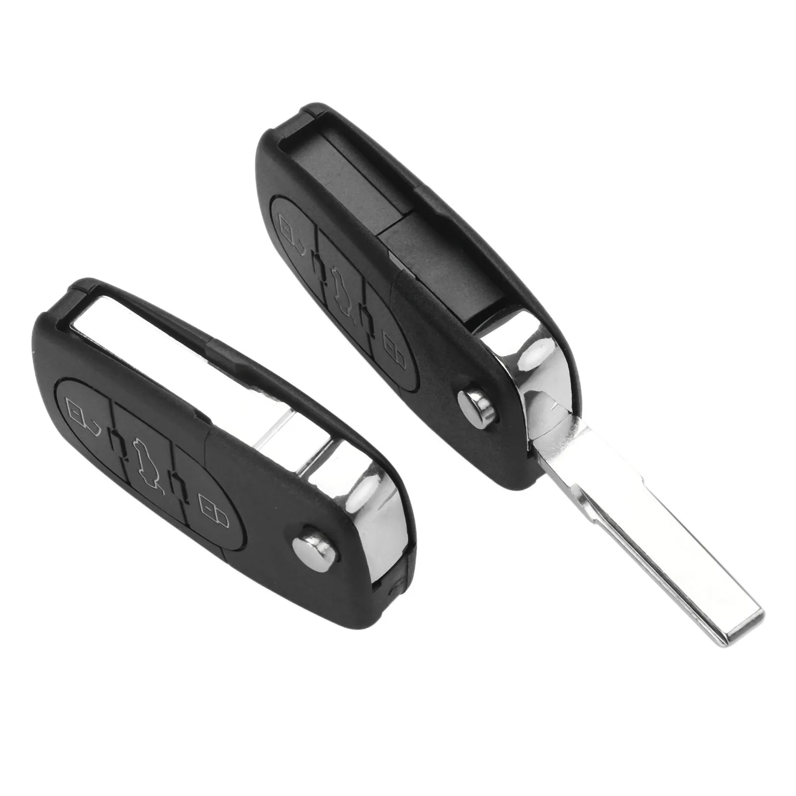 Yetaha 2 шт 4D0837231E дистанционный Автомобильный ключ для AUDI A4 S4 A6 S6 A8 S8 TT Cabriolet 315 МГц 3+ 1 кнопки ID48 чип транспондер брелок