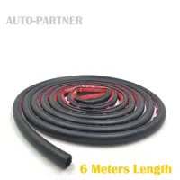 Small D-shape 9*10MM 6 Meters car weatherstrip 3m Adhesive Car Rubber Seal Sound Insulation Car Door Sealing Strip Protect car
