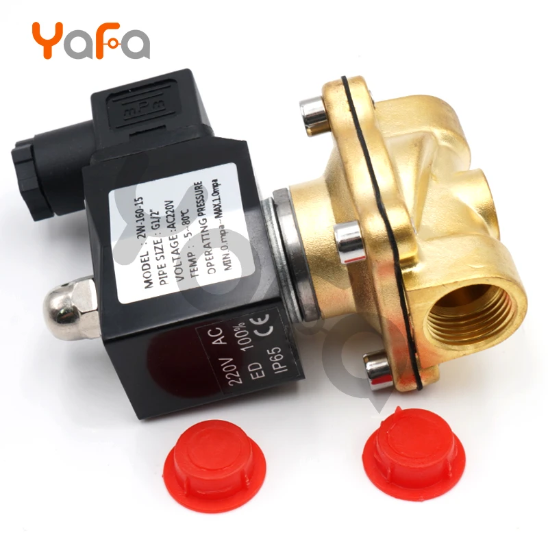 AC110V 220V 380V DC12V 24V G3/8 &quotG1/2&quot G3/4 &quotG1&quot Φ/4 &quotΦ/2&quot электромагнитный клапан водяной