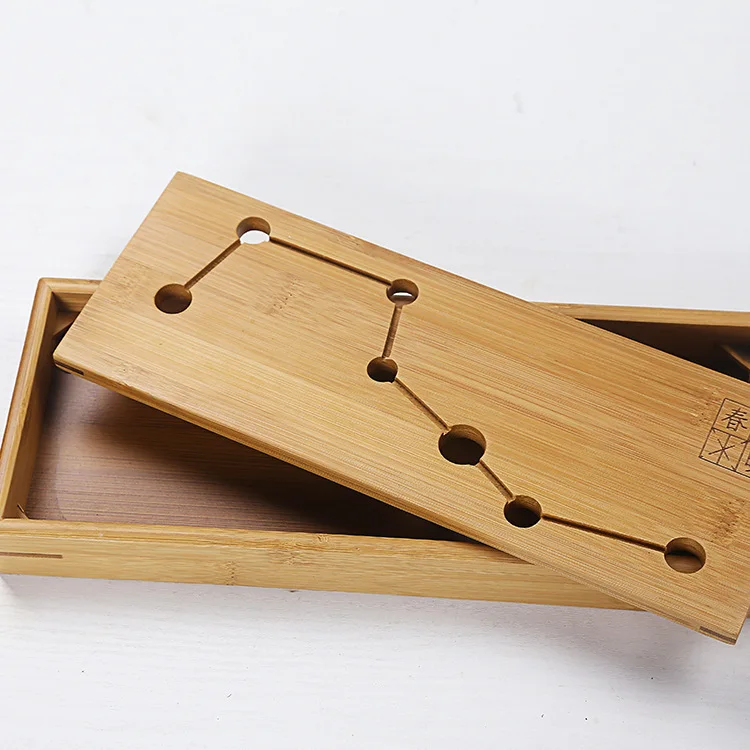 1 шт семь звезда чайный набор кунг фу Натуральный Бамбуковый поднос