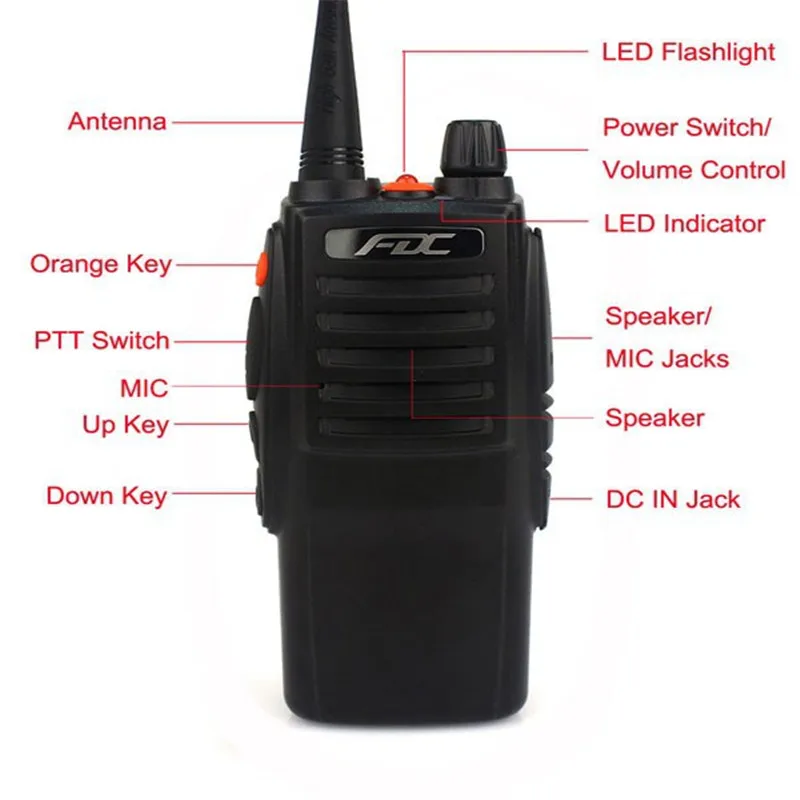 Новая портативная рация FDX FD 850 PLUS UHF 400 470 МГц 10 Вт 3500 мА/ч Любительская CB радио