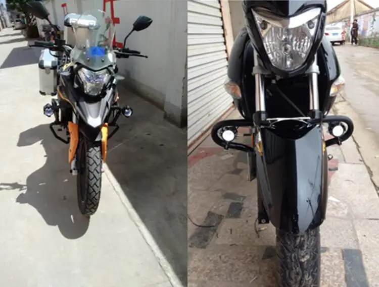QIPO moto rcycle головной светильник moto rbike U7 12 В светодиодный противотуманный Точечный светильник для вождения мото Точечный светильник s Shoot лампа ангельские глазки для Honda