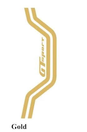 Gold Гоночный трек Графика Наклейка на капот автомобиля для KIA Stinger GT спорт наклейка s авто капот крышка двигателя Декор наклейки - Название цвета: Gold