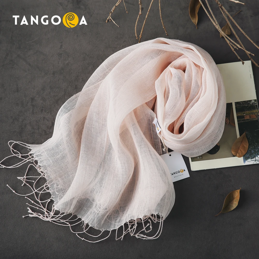 100% льняные шарфы для мужчин/женщин черные однотонные 2018 зимние Дизайнерские