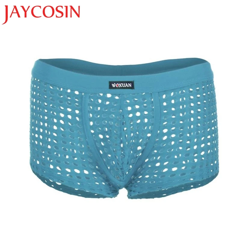 JAYCOSIN Новинка 2018 модные мужские боксеры нижнее белье полые трусы вентиляционные