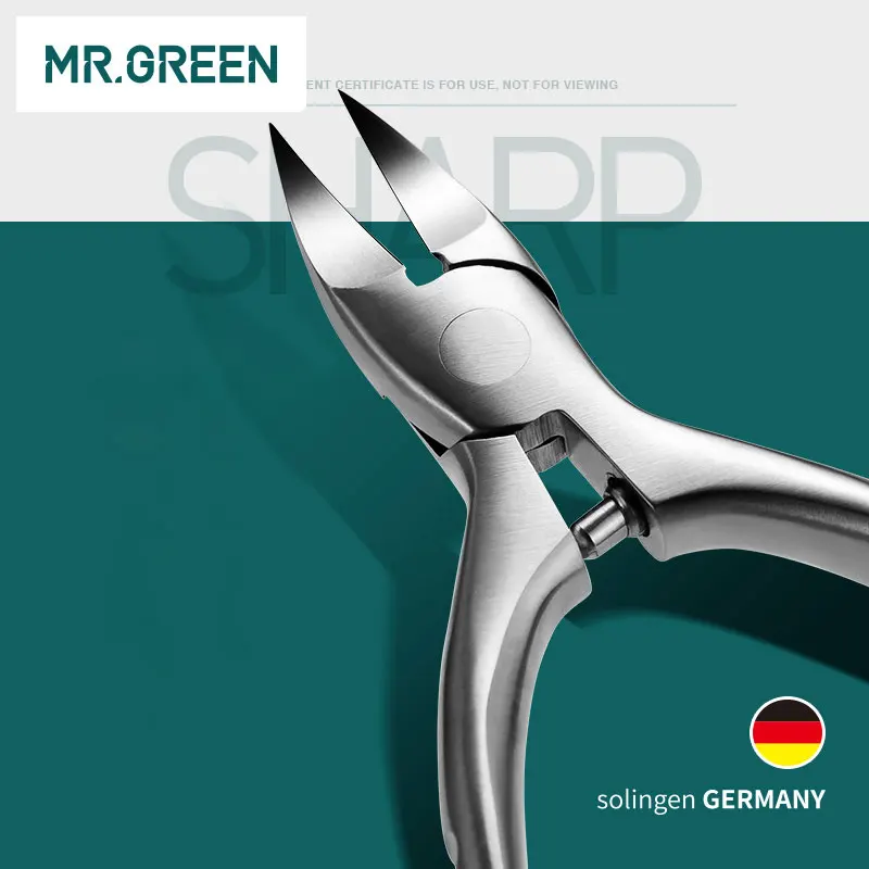 MR.GREEN Высококачественная супер острая машинка для стрижки ногтей из нержавеющей